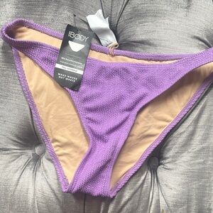 NWT Cotton On Purple Textured Bikini Bottom